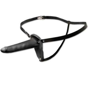 Strap-on donna regolabile in PVC, 15 cm senza ftalati